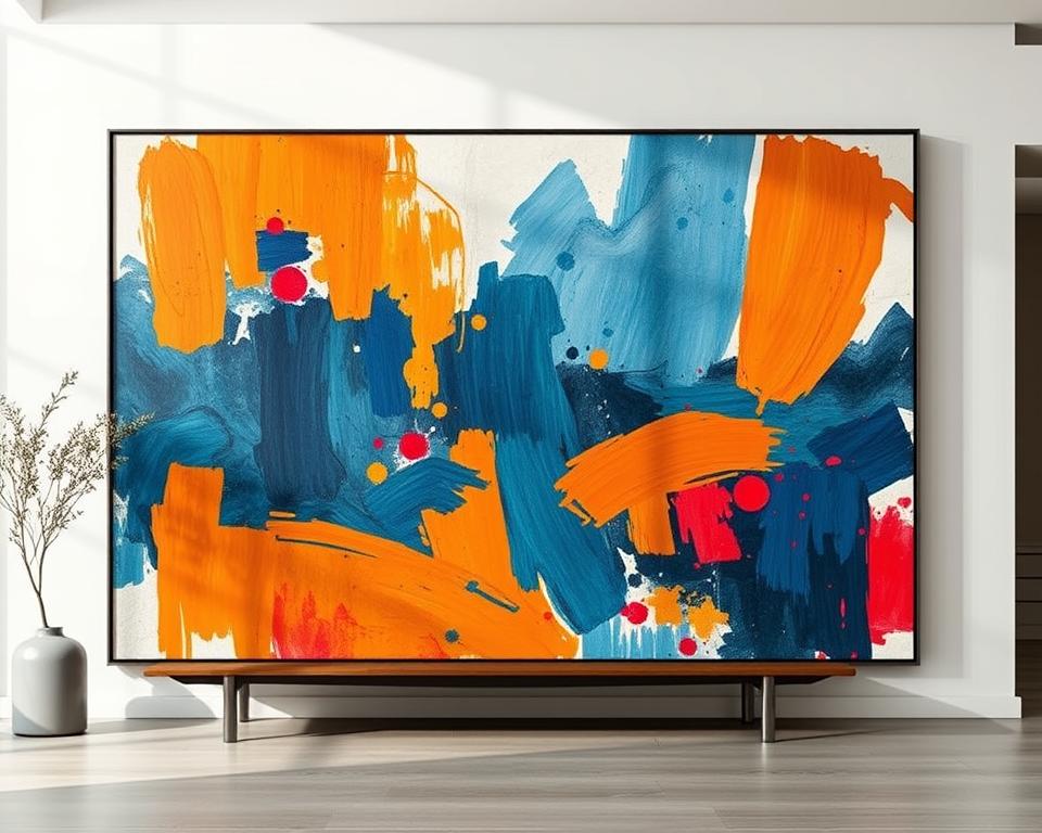 Easy Ways to Add Blue Abstract Painting to Your Decor